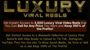 Luxury Viral Reels example on a smartphone showing an elegant Instagram Reel for a luxury watch brand